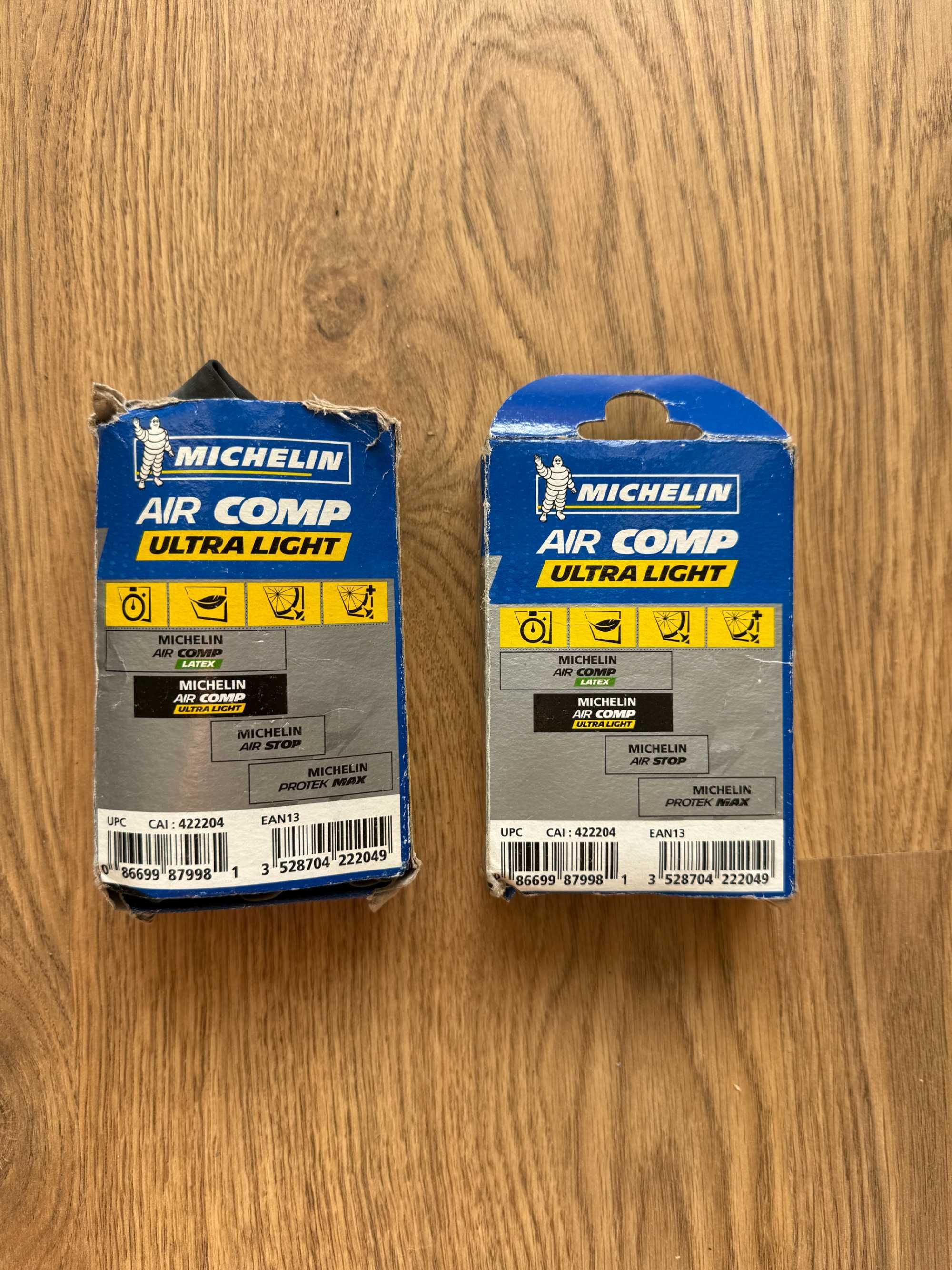 Dętka Michelin Air Comp Ultra Light 700x18-25. 2szt.