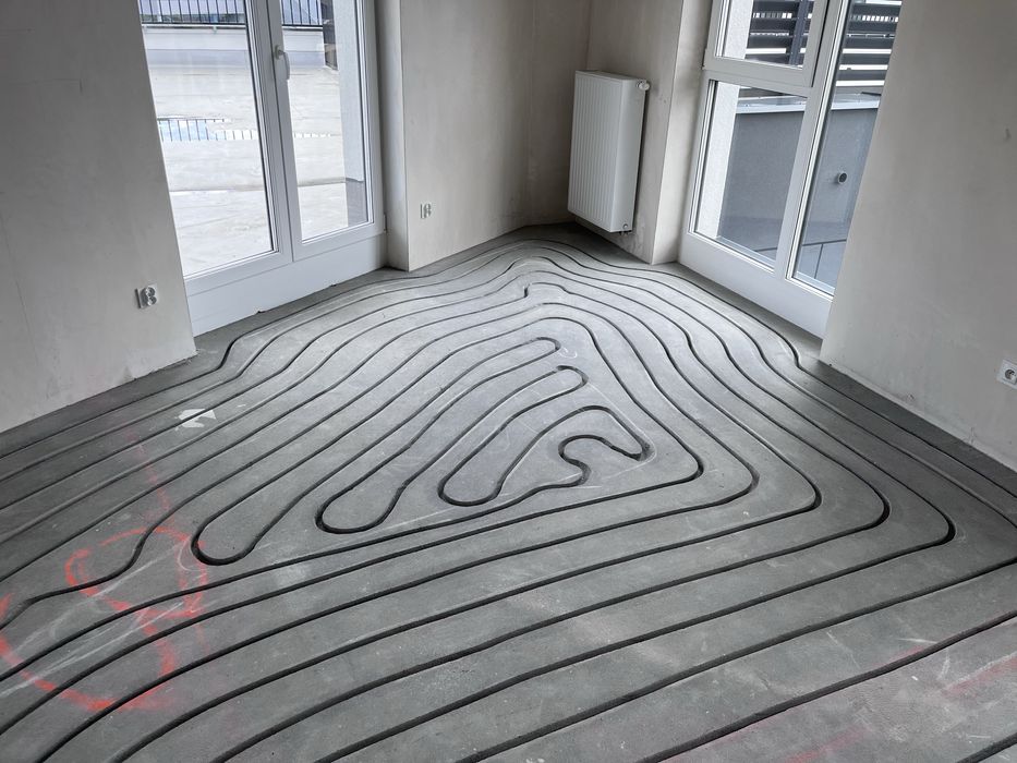 Frezowanie pod ogrzewanie podłogowe