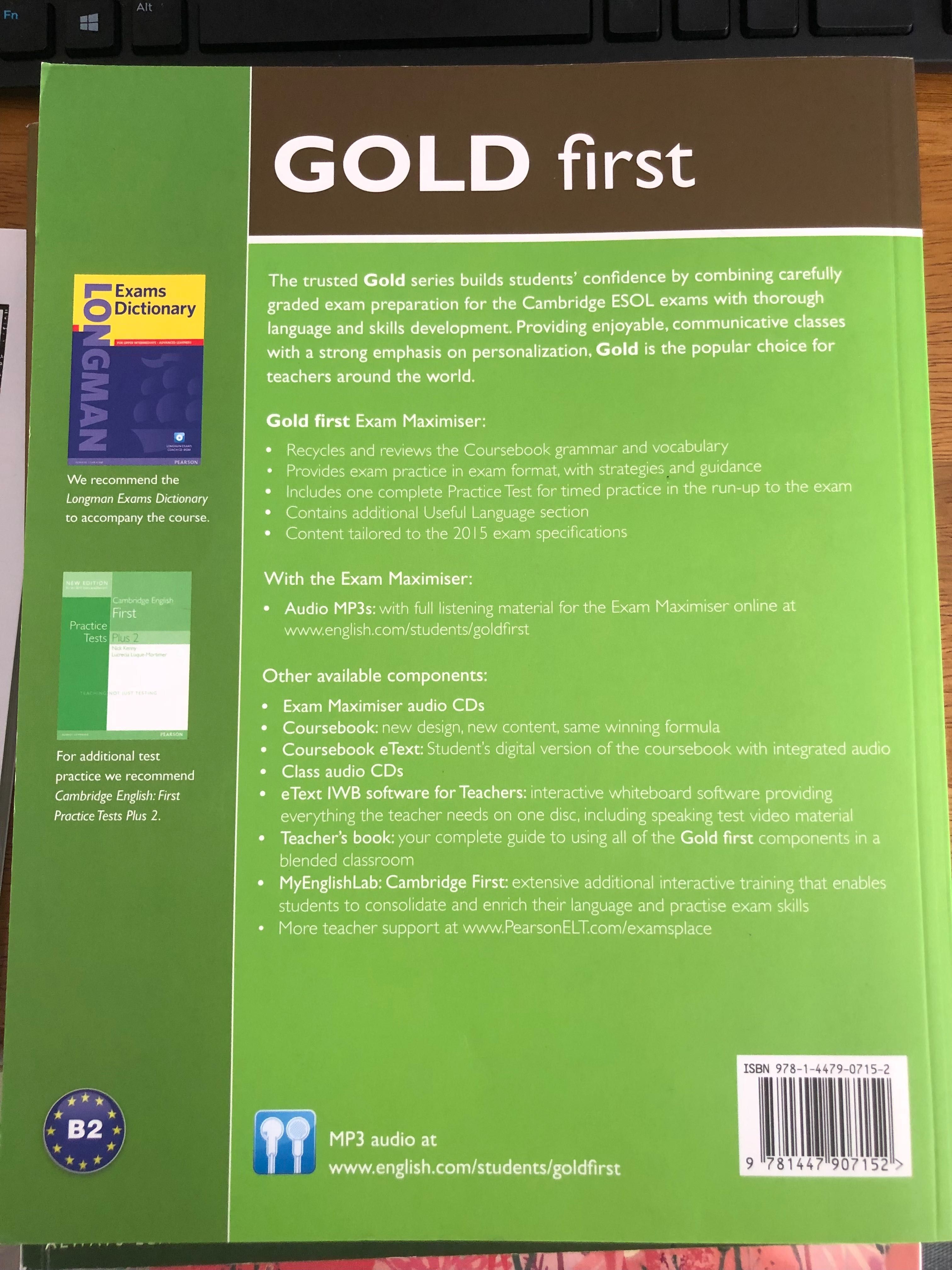 Manual de Inglês Gold First