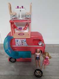 Camper Kamper Barbie z basenem i zjeżdżalnią Mattel