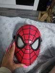 Maska spider man z dźwiękami, konkretna na baterie