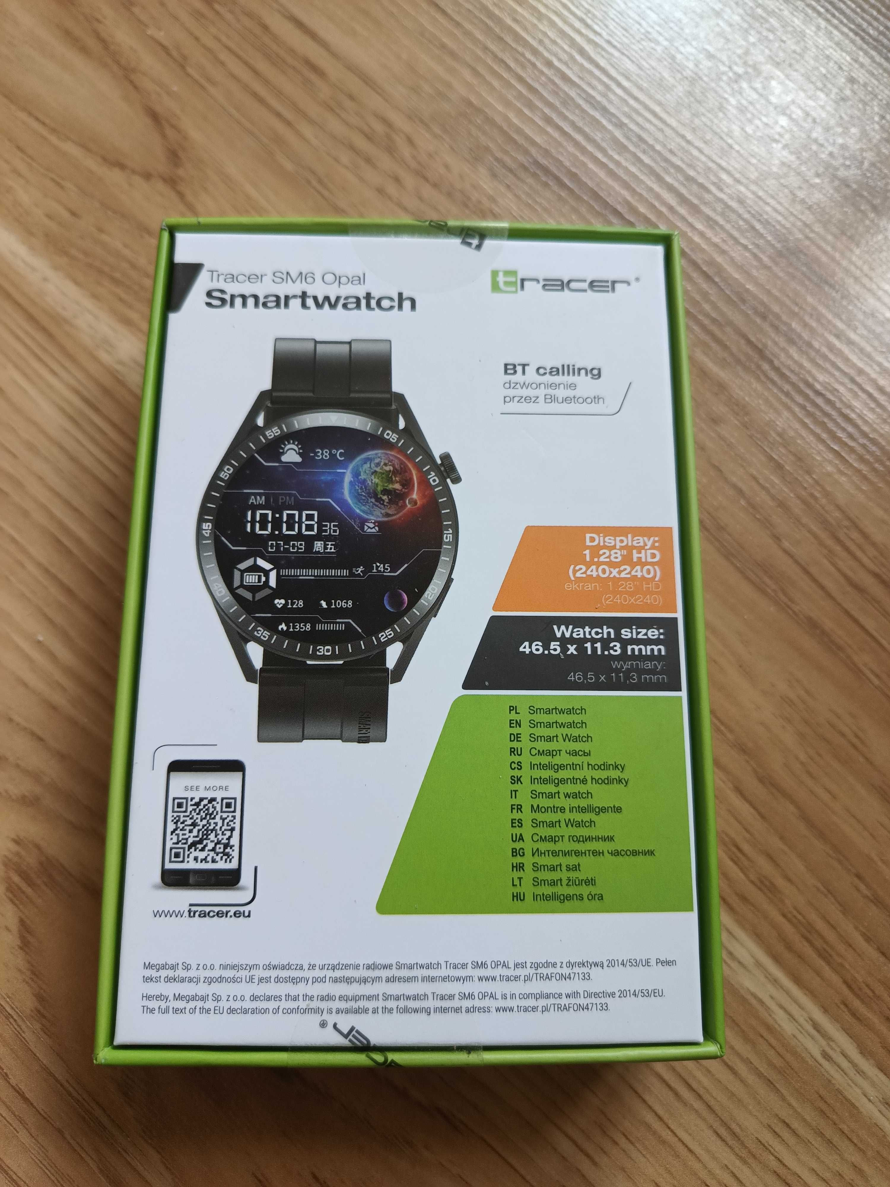 Smartwatch Tracer SM6 Opal