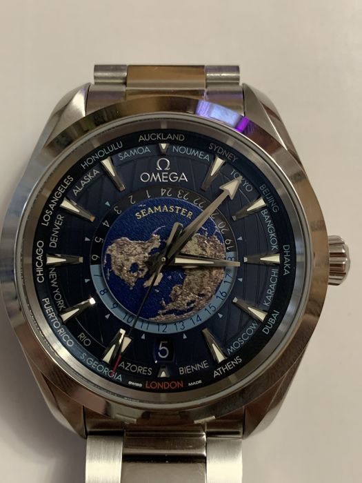 Часы Omega Seamaster Aquaterra World Timer