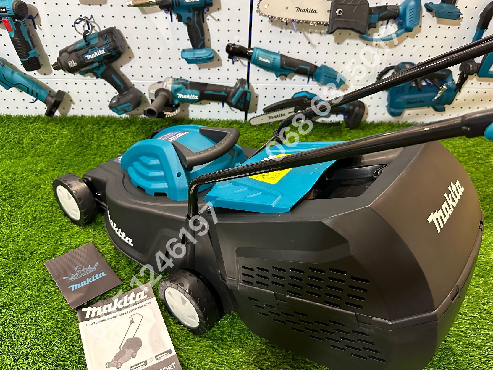 электрическая Газонокосилка Makita ELM32BL бесщеточная косилка Румыния
