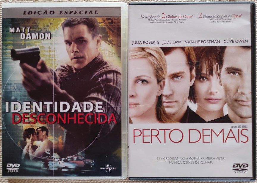 Conjunto 5 Filmes em DVD