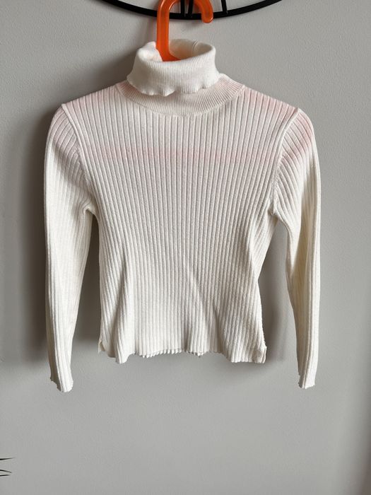 Golf  kremowy golfik Zara 116-130