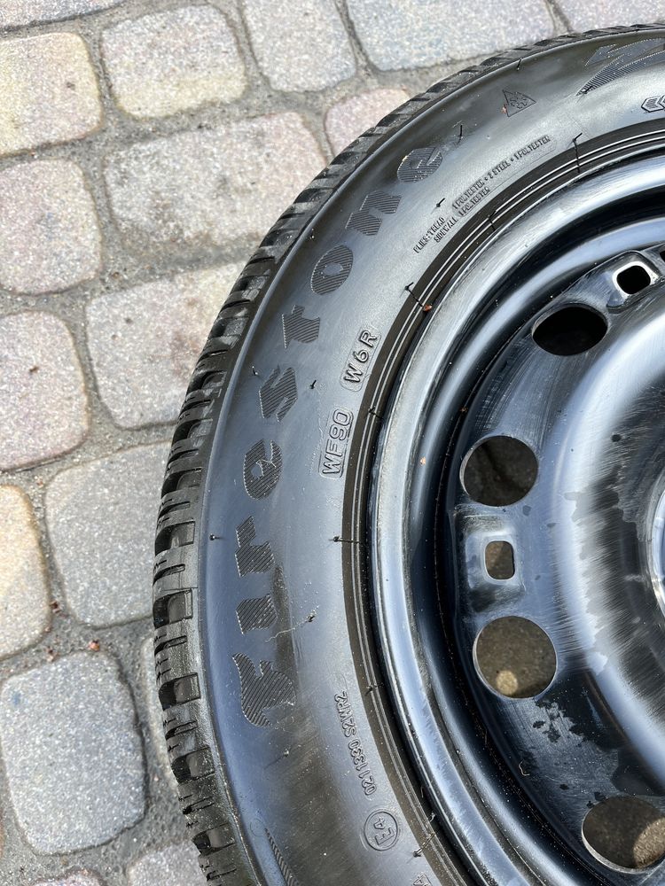 Opony zimowe Firestone Winterhawk 4 185/60 R15 + felgi 5x100 jak nowe