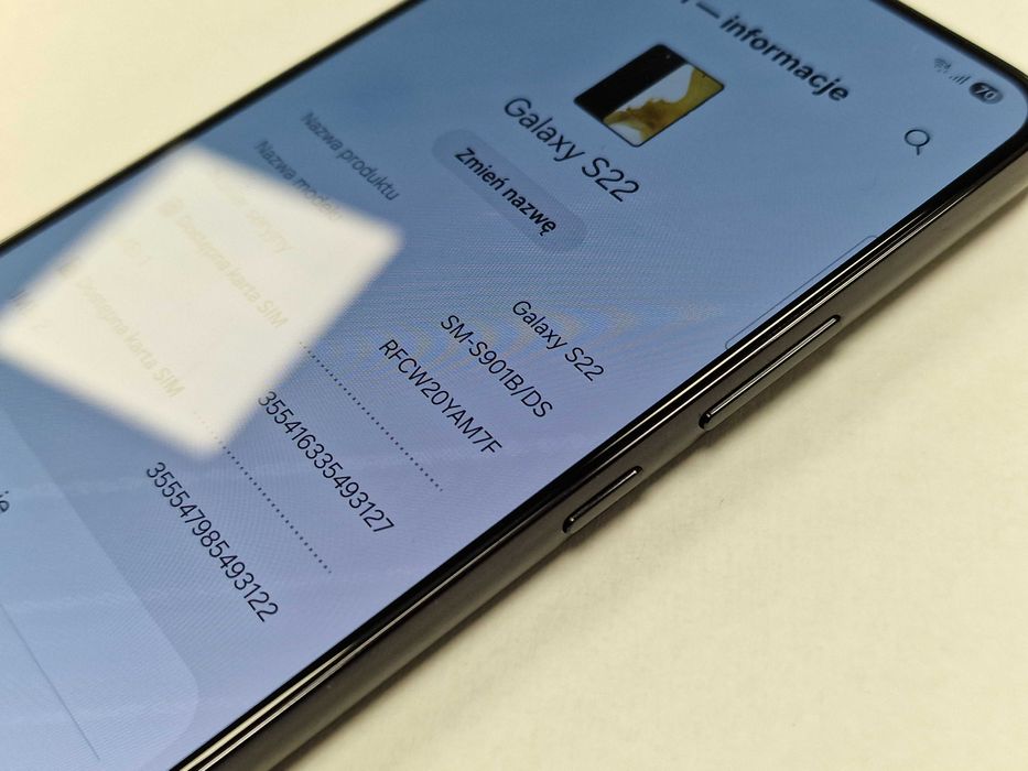Samsung Galaxy S22 Dual SIM/ 8GB/ 128GB/ Grade A/ Black + ładowarka