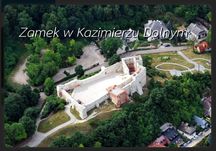 Kazimierz Dolny zamek magnes na lodówkę 9 x 6 cm
