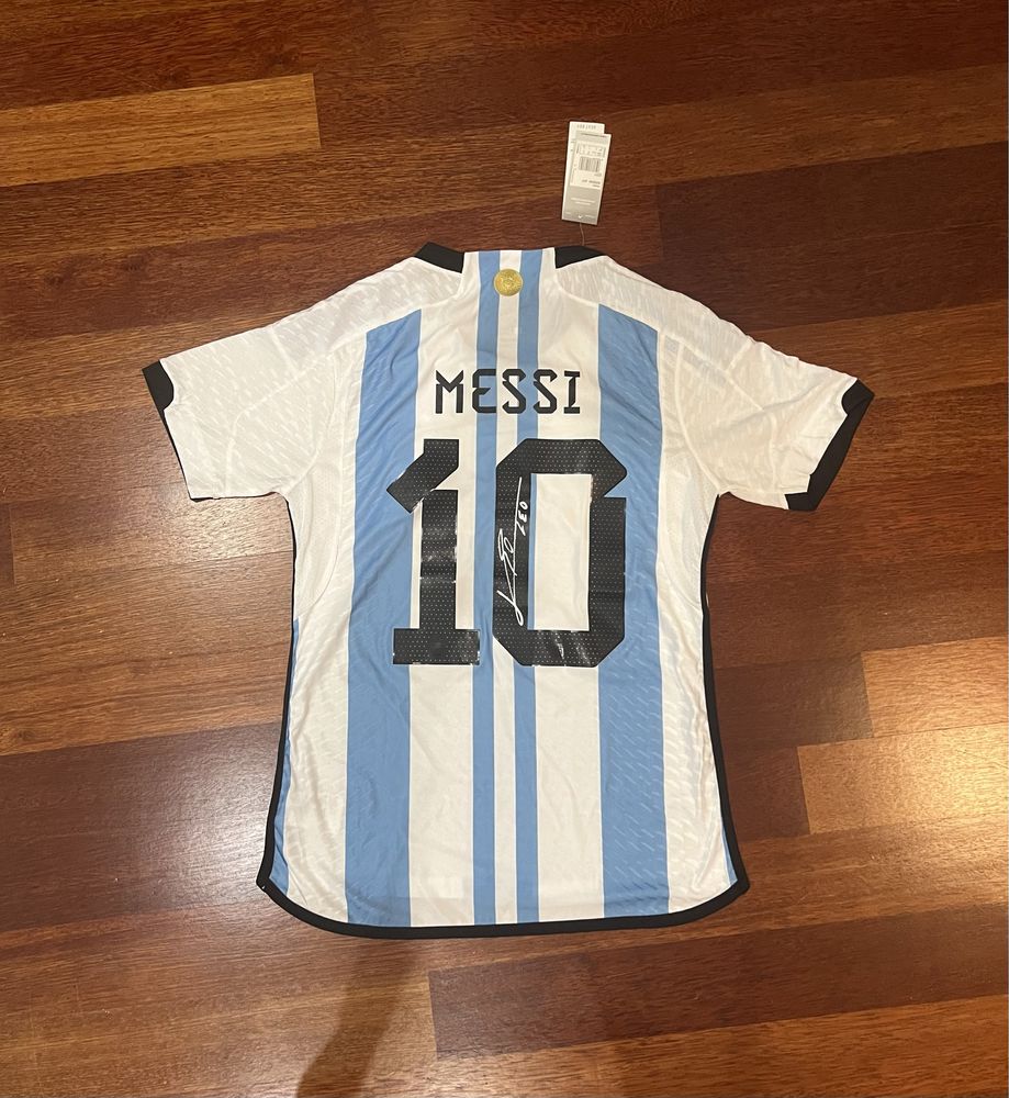 Koszulka Messiego podpisana argentyna