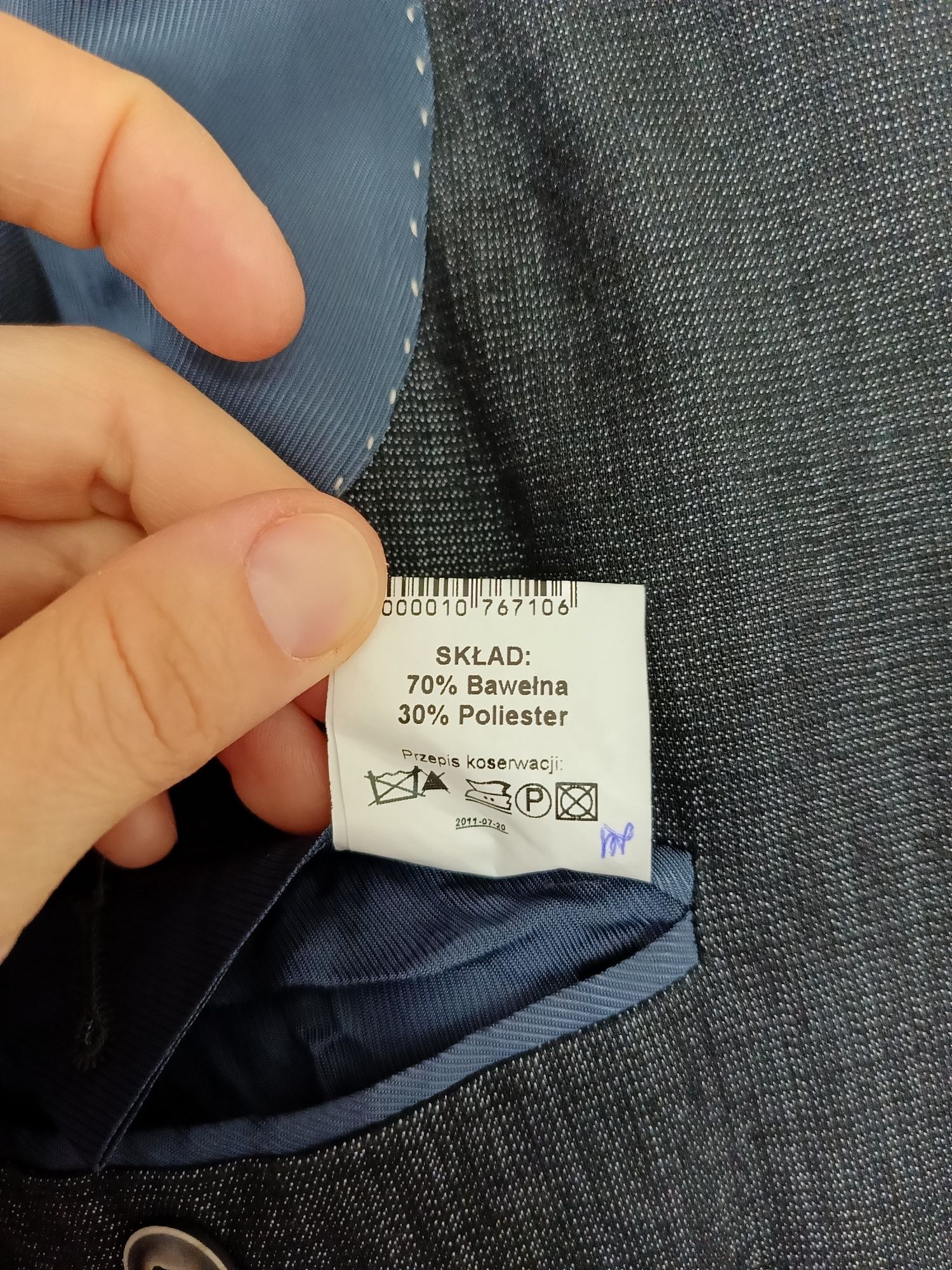 Marynarka ze stójką męska Garnitex