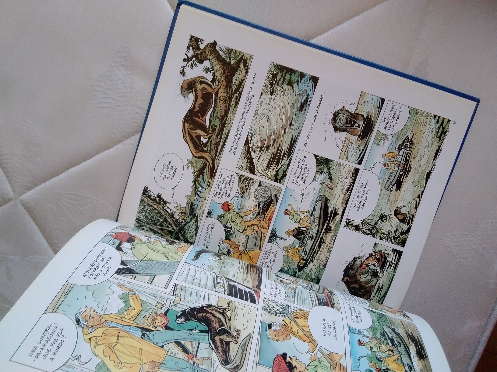 As aventuras da equipa Cousteau em BD O Golfinho das Amazonas Livro
