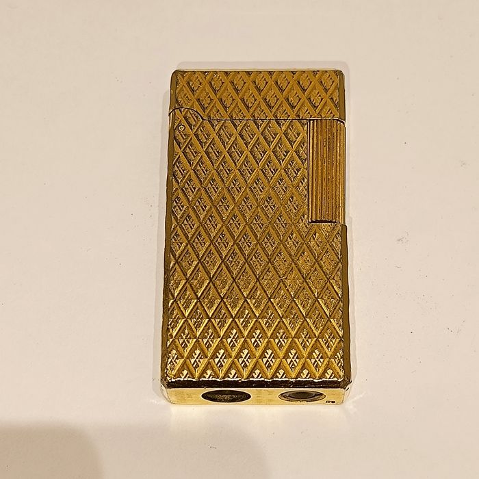 Isqueiro Vintage Flaminaire Paris Pat Pend banhado a ouro