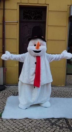 Mascote boneco de neve
