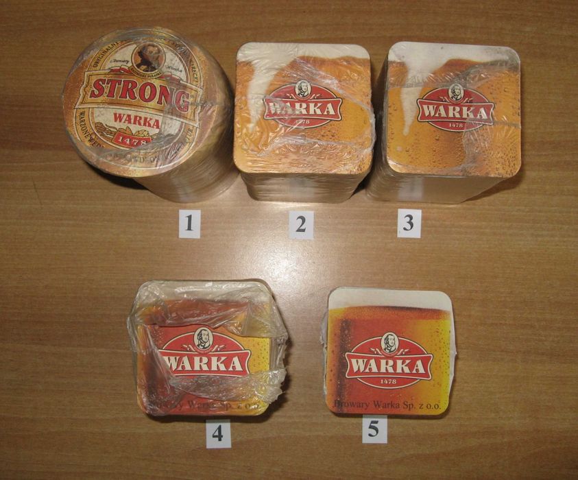 Podstawki pod piwo Warka