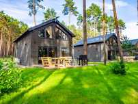 LakeHouse Lubiatów Domy nad jeziorem balia/jacuzzi sauna Sława