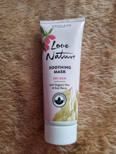 ORIFLAME Kojąca maseczka do twarzy z organicznym owsem i jagodami goji