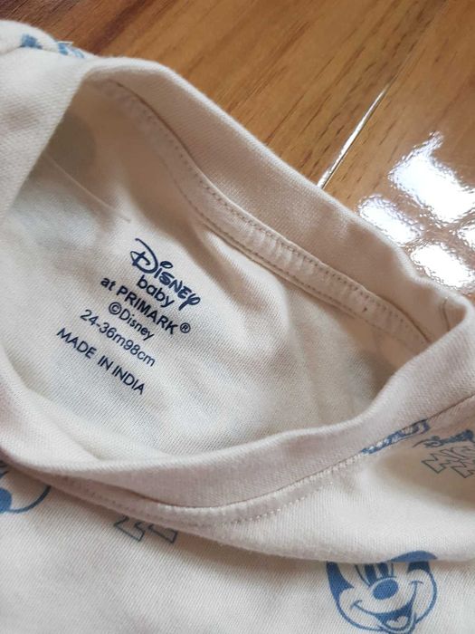 Piżama z długim rękawem zestaw Disney Myszka 98cm bawełna