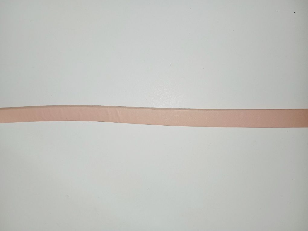 Różowy morelowy pudrowy pasek 100 cm długość całkowita