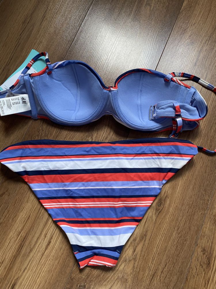H&M strój kąpielowy 38 75B dwuczęściowy nowy