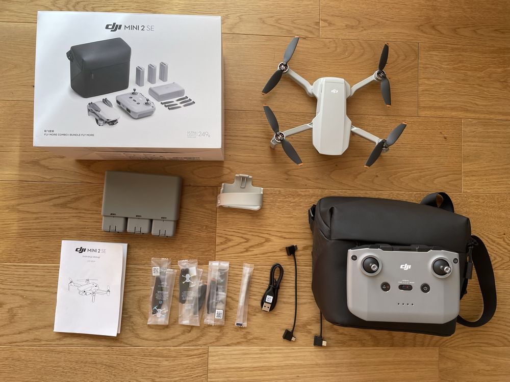 Dron Dji mini 2 fly more combo cały zestaw praktycznie nowy