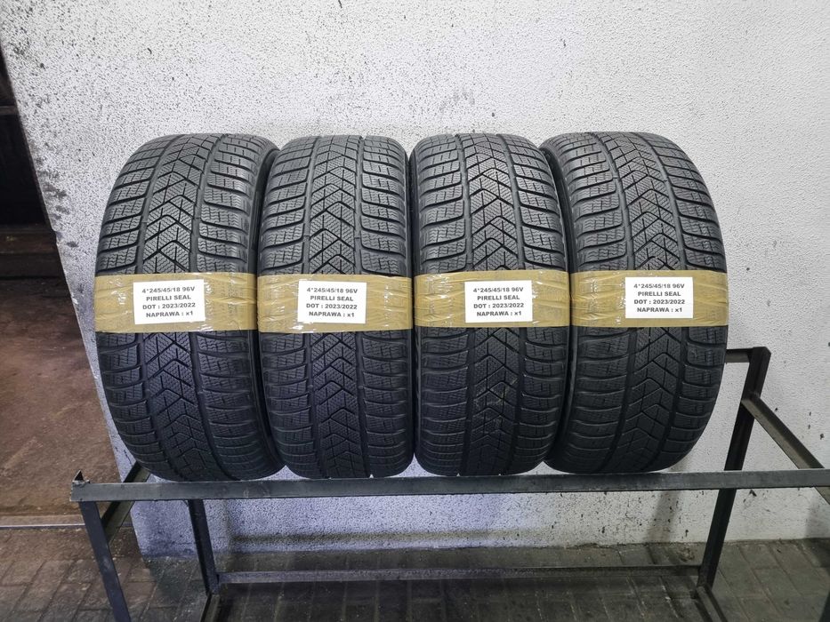 245/45/18 96V Pirelli Winter Sotto Zero 3 Sael KOMPLET MONTAŻ WYSYŁKA