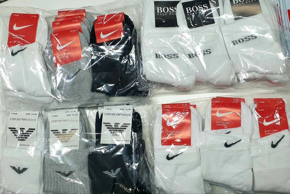 Skarpety męskie 12 par. Nike Adidas Tommy Lacoste Boss