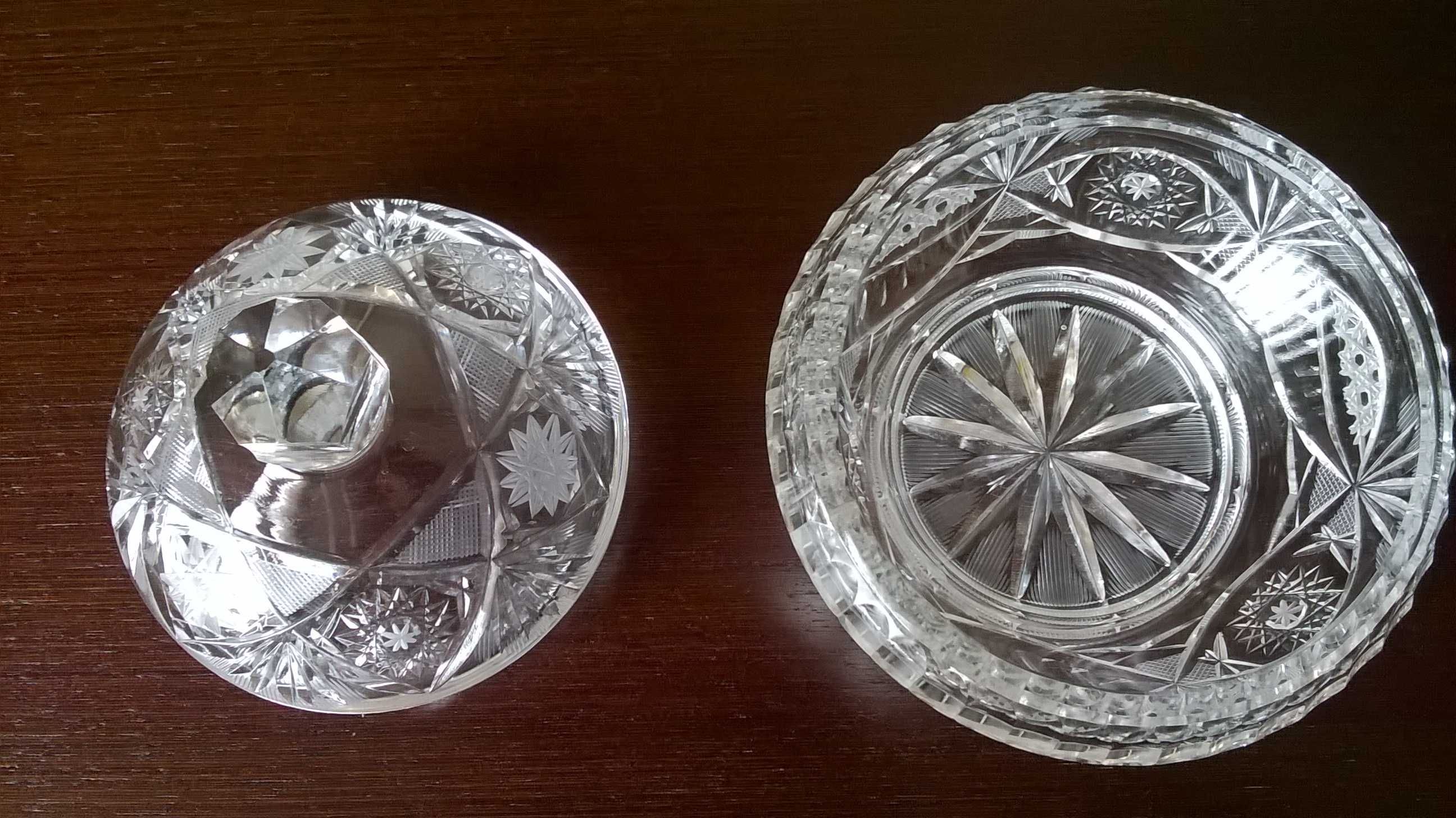 Kryształ-cukiernica ze szkła kryształowego