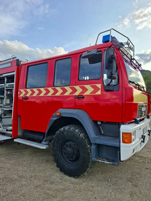 Man 4x4 14 224  CNBOP 3000L Straż Pożarna Pożarniczy  wóz Strażacki L