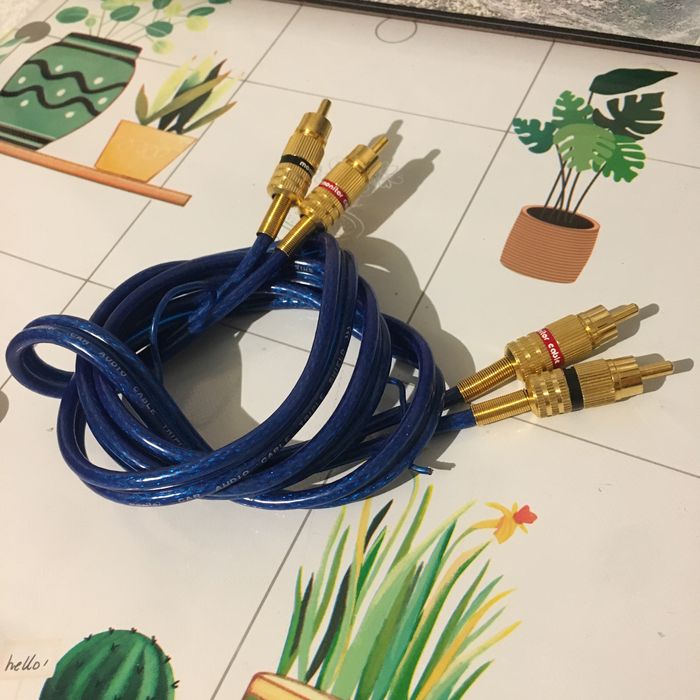 Kabel sygnalowy audio 2x 2rca 100cm