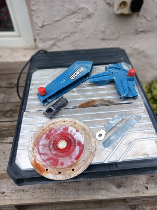 Przecinarka stolikowa do glazury Erbauer 750 W  na mokro