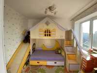 Продам мебель для детской комнаты (2х ярусная игровая кровать)