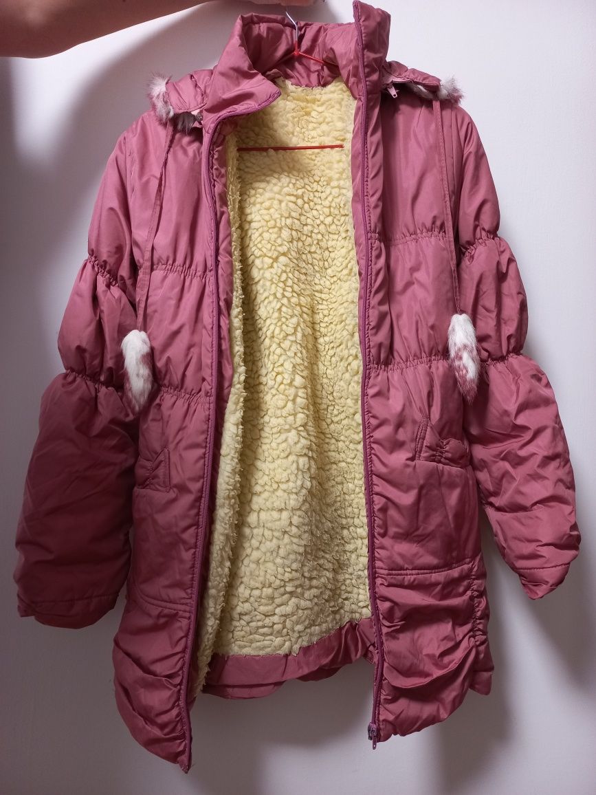 Куртка дитяча зимова, для дівчинки  на 8-11 років