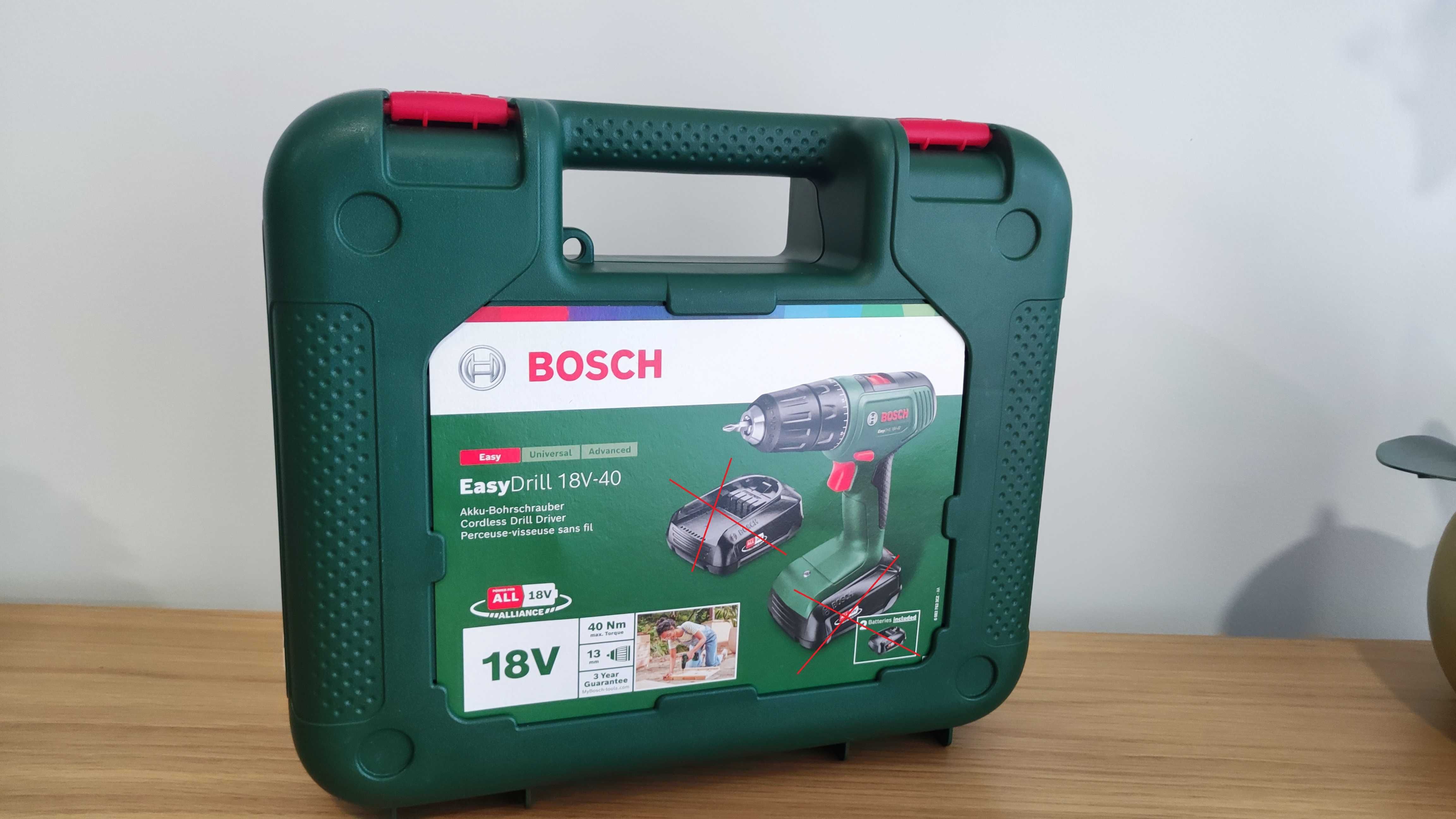 berbequim bosch EasyDrill 18V-40, nova em caixa, garantia