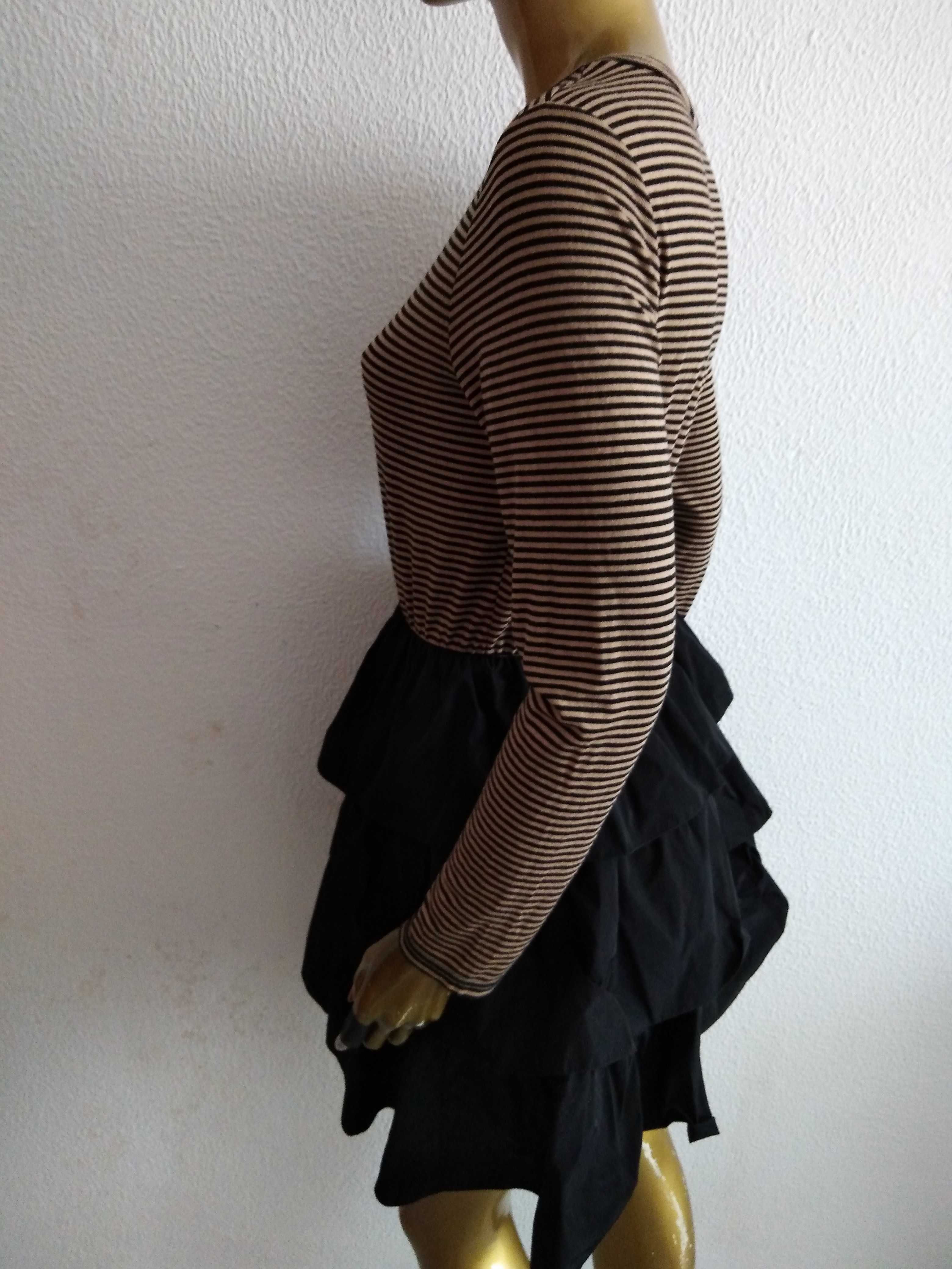 Vestido Capa Camuflado Tipo Pele Cobra Sfera Collection L