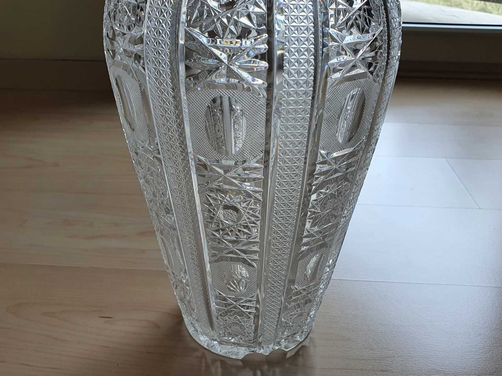 Duży wazon kryształowy - wysokość 30 cm