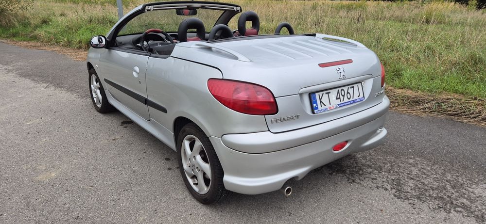 Peugeot 206cc cabrio 1.6 skóra zadbany