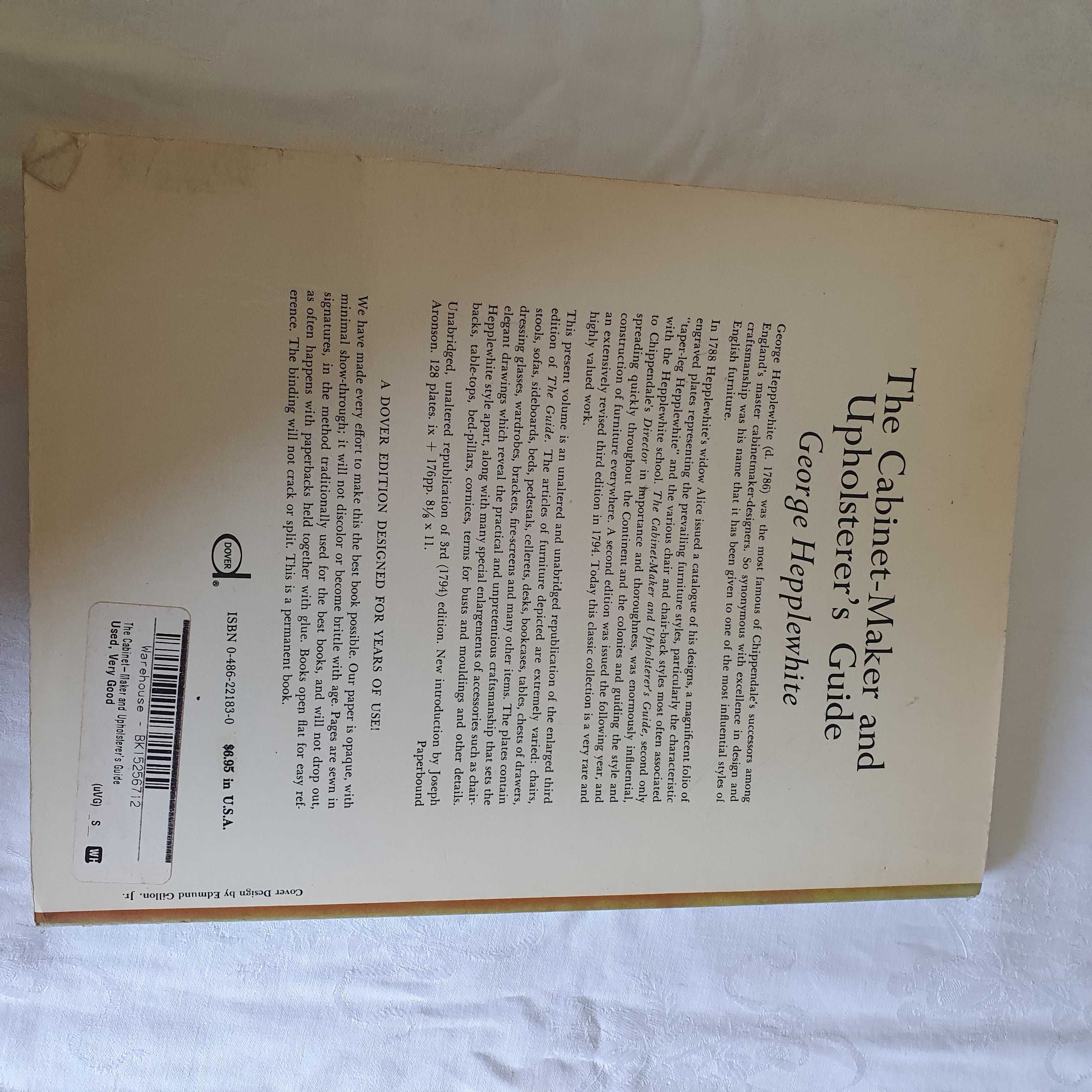 Reprint kultowego podręcznika o antycznym meblarstwie i tapicerstwie