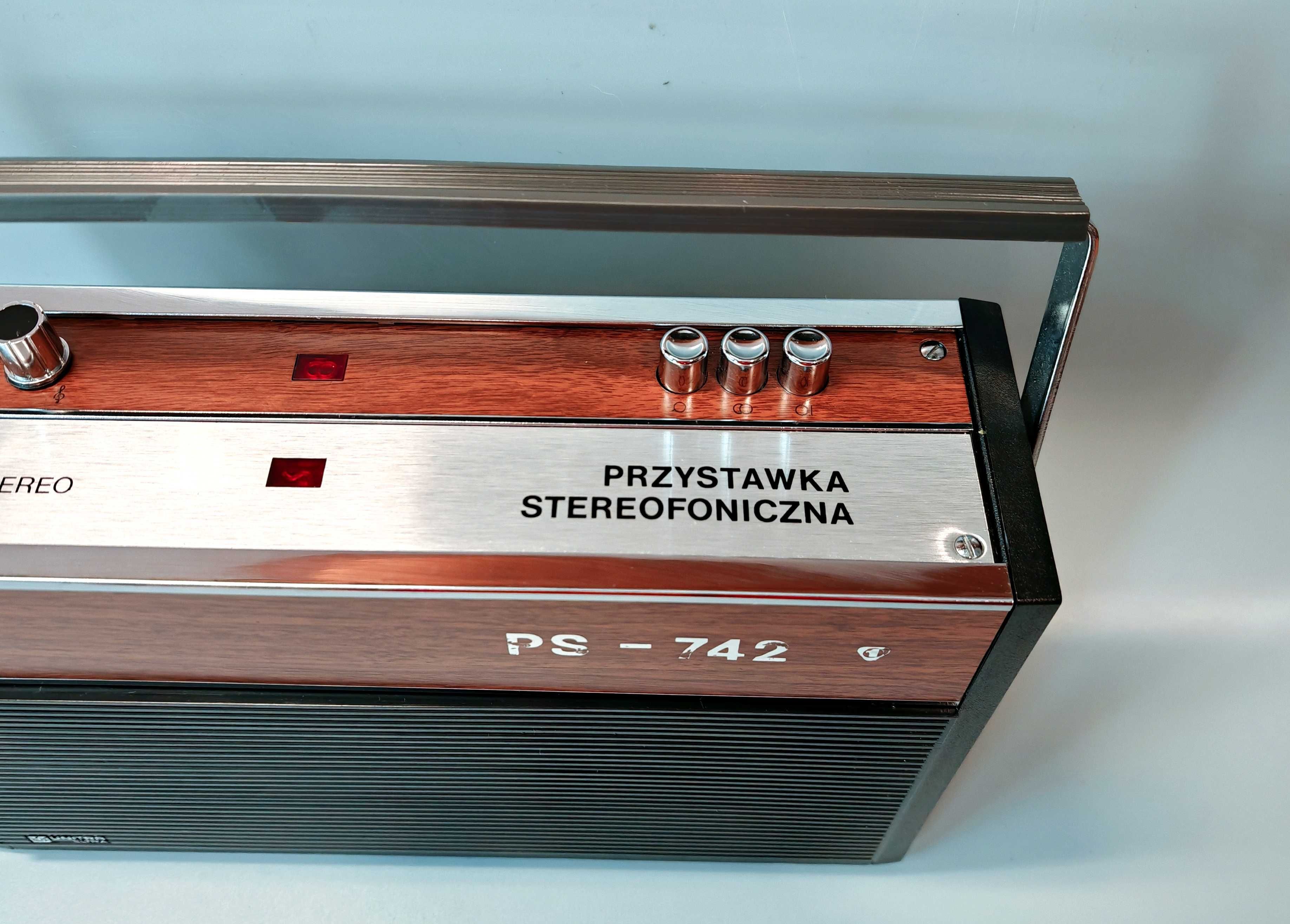 Wzmacniacz Przystawka stereofoniczna UNITRA Eltra PS-742 Komplet Pudło