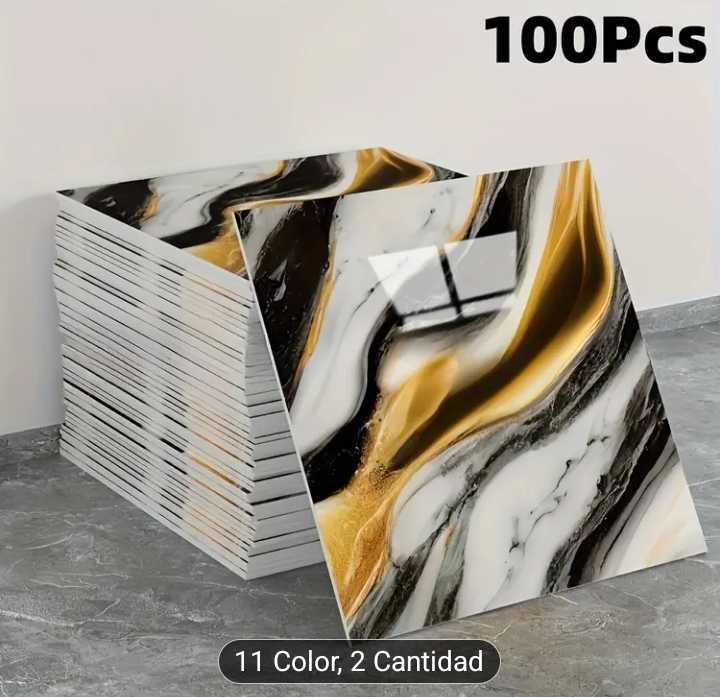 100 mosaicos papel tapiz. De imitacao marmor autodesivo