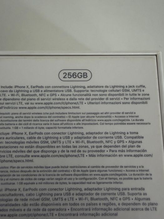 iPhone X – 256GB – Excelente estado – Bateria nova 2024 – Recolha