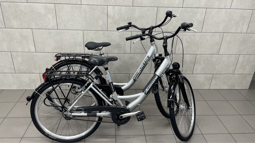 Rower miejski Curtis Alu city Star koła 26”  para rowerów