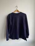 Reserved granatowa bawienia bluza 100% bawełna S 36 Hibou Zara COS