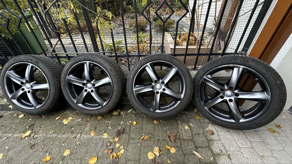 Używane kpl kola zimowe 18”