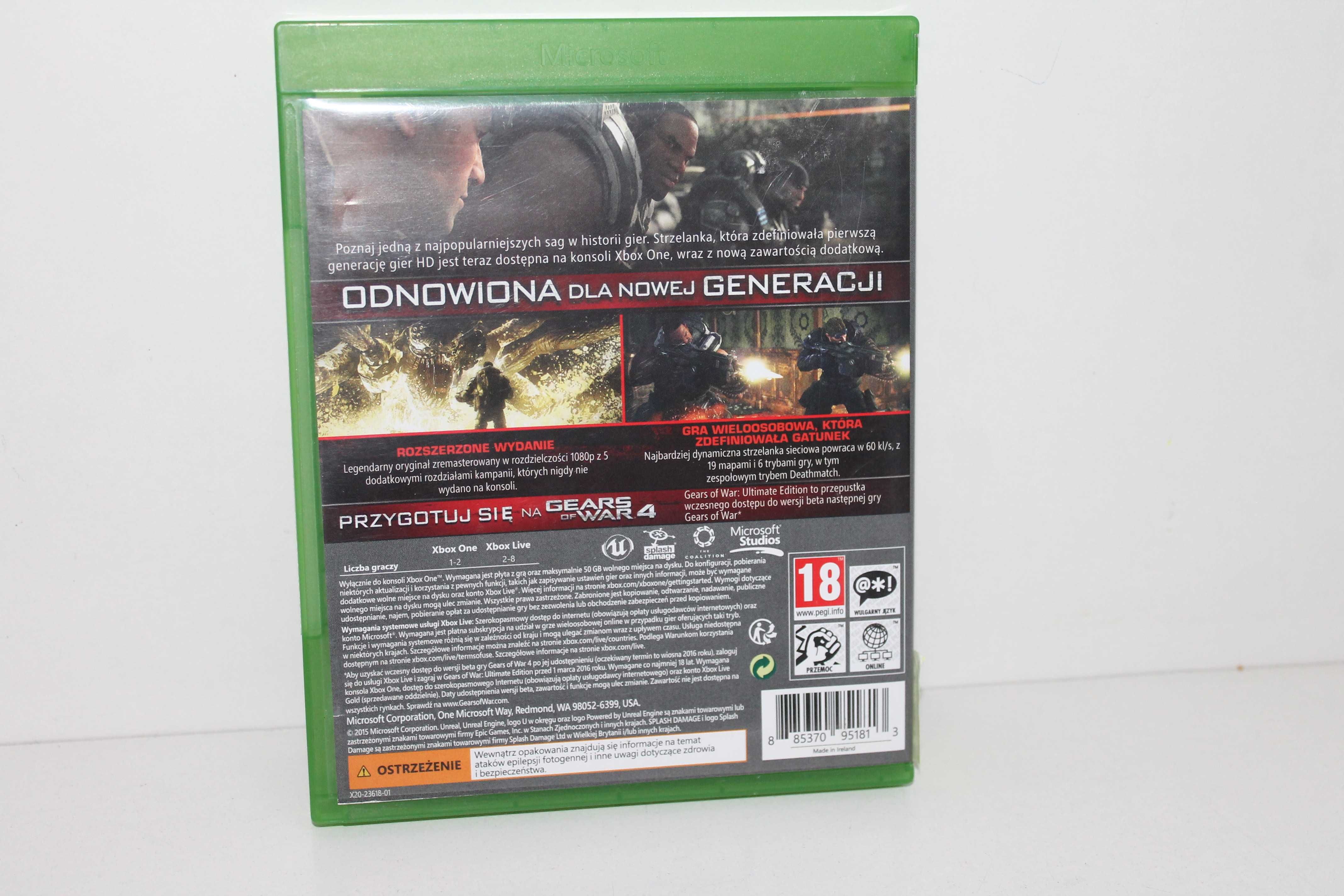 Gra na Xbox One Gears of War