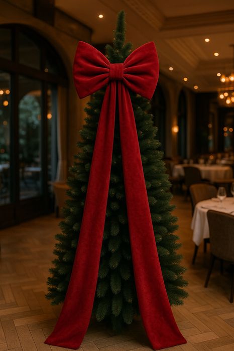 Бант на ялинку, бант для декору, бантик