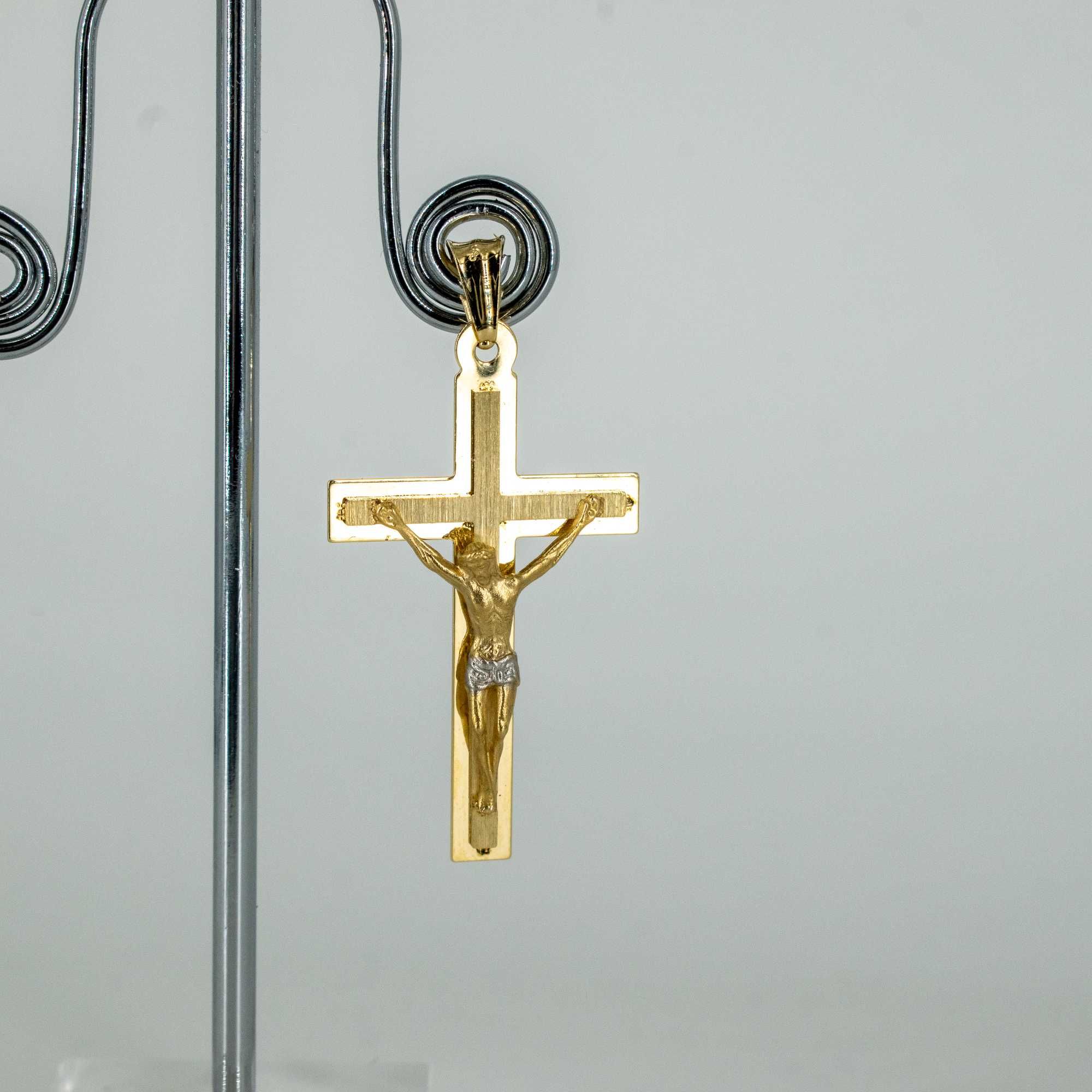 złota zawieszka 585 3,03gram 4cm KRZYŻ krzyżyk NOWY WYSYŁKA GRATIS