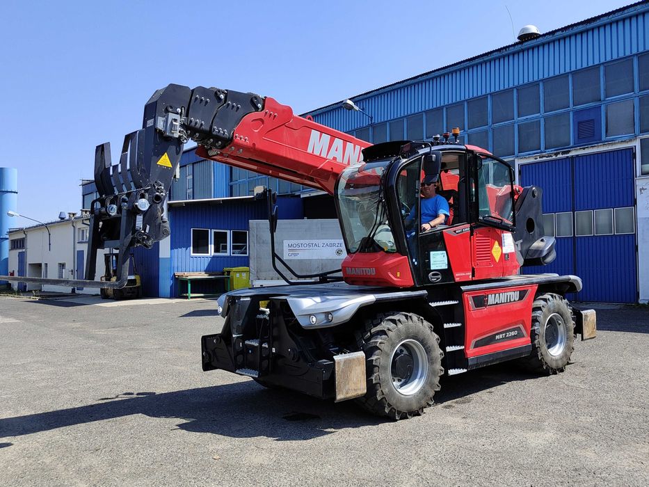 Wynajem ładowarki teleskopowej Manitou z operatorem