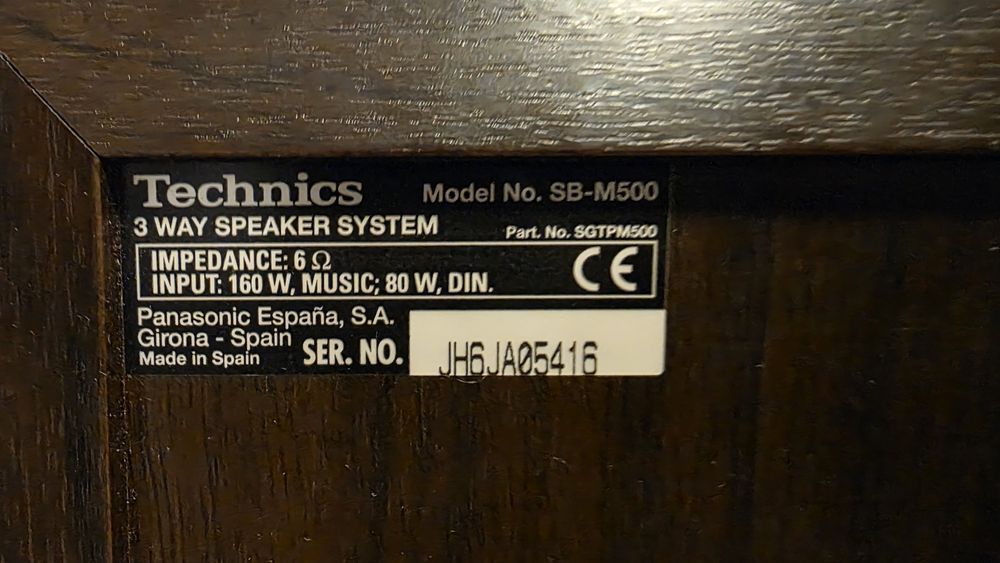 Kolumny Technics SB-M500