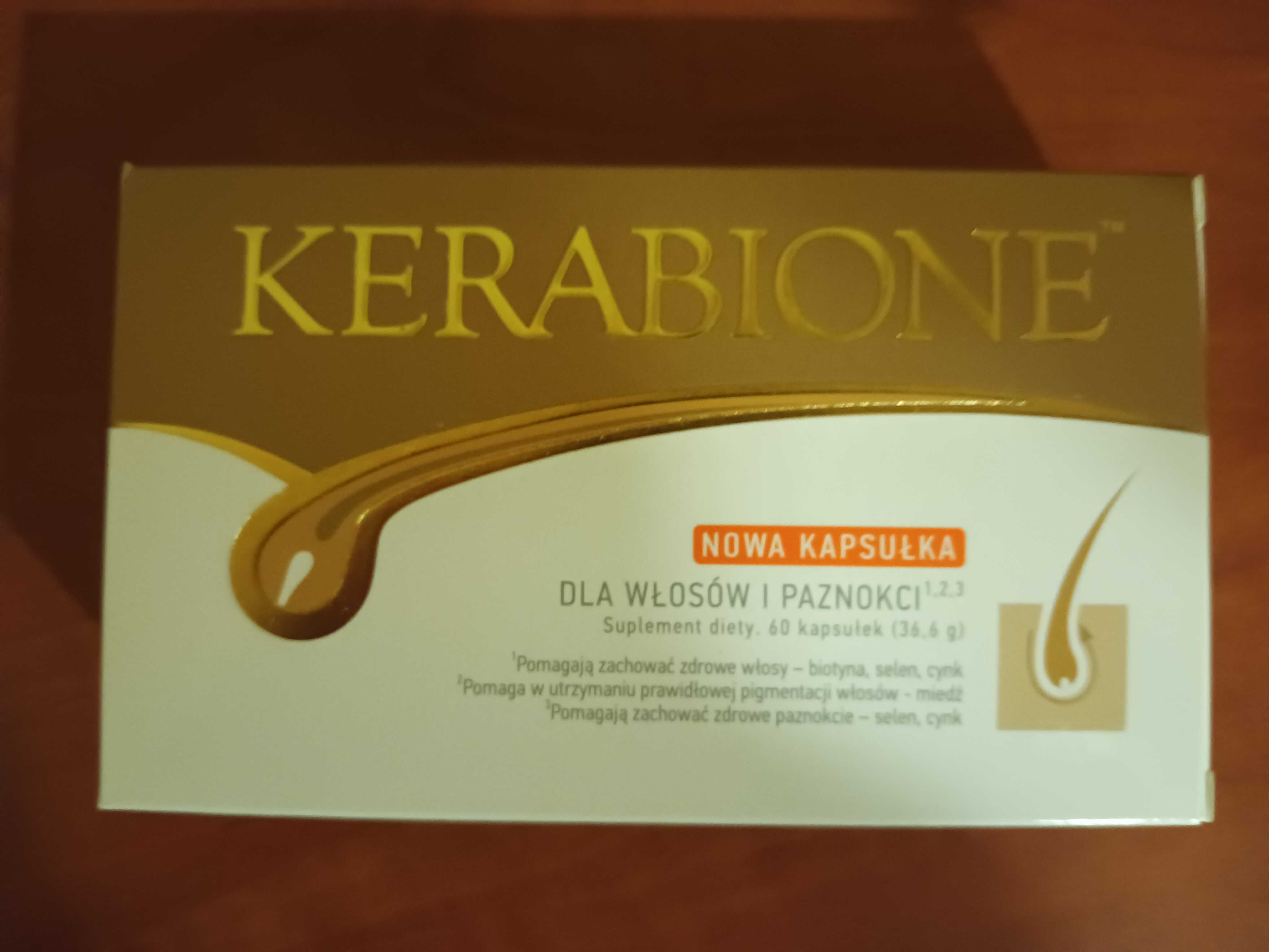 KERABIONE włosy skóra paznokcie 60 kaps